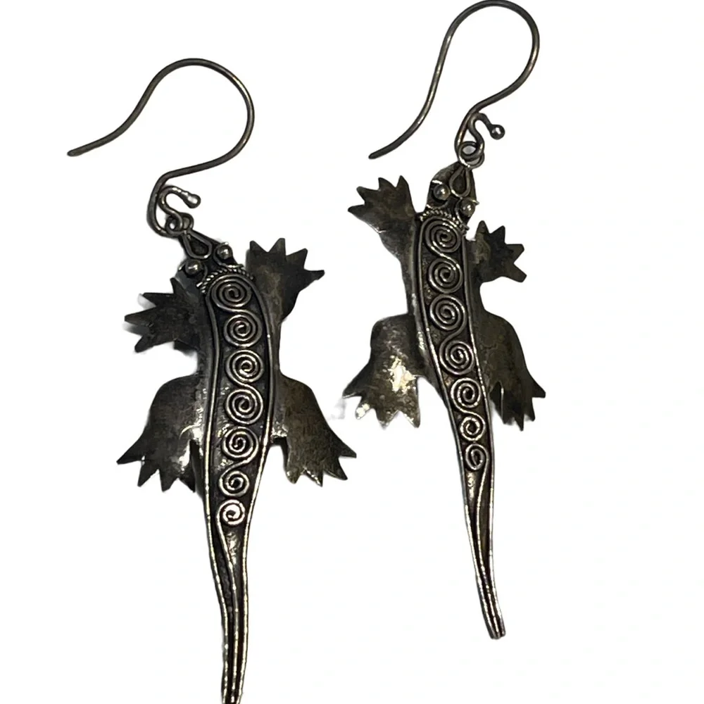 Alligator Earrings - Picture 1 of 3